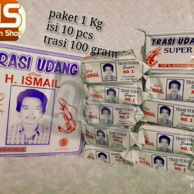 

Terasi Udang Tuban H.Ismail 1 Kg Isi 10 pcs Terasi