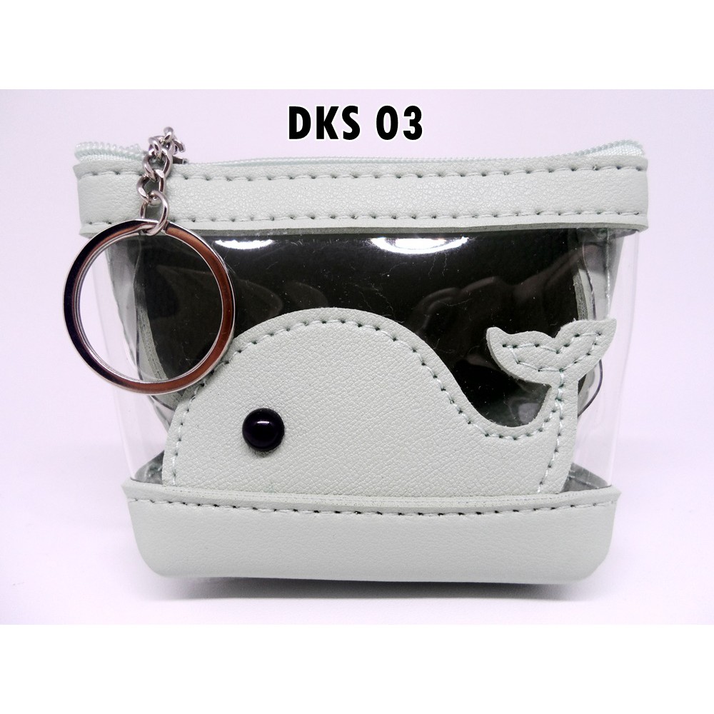 Dompet Koin Lucu Whale &amp; Bunny (DKS)