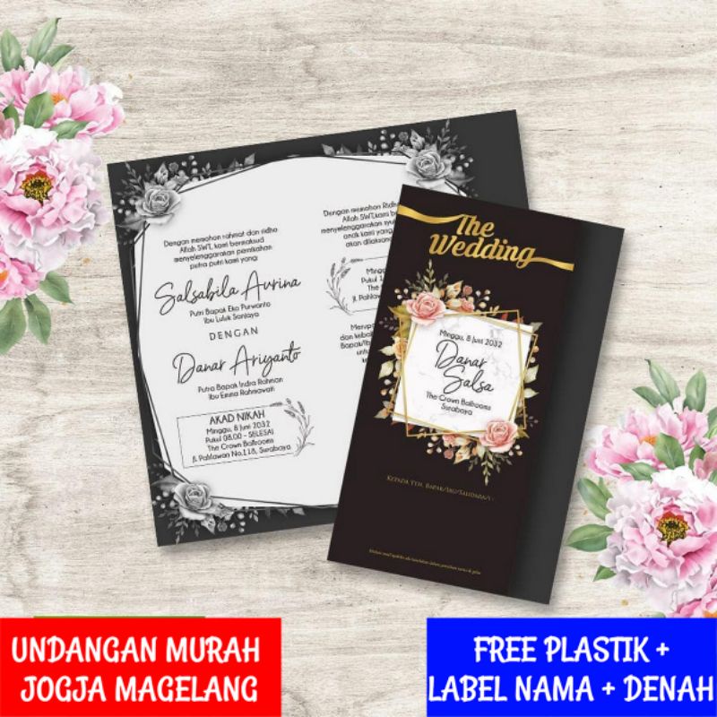 

undangan nikah murah terbaru elegan berkualitas rizki 27