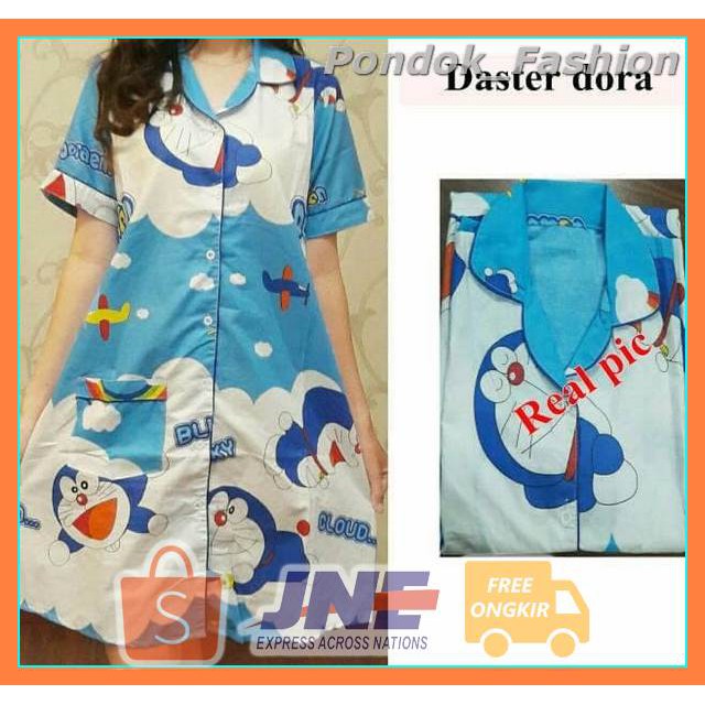 Pakaian wanita/baju tidur/daster/daster jumbo/daster anak/daster murah/daster karekter dora - feto1