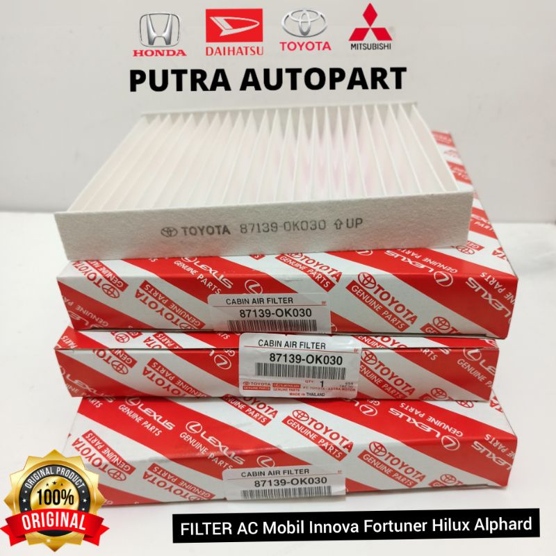 sarigan filter ac innova fortuner hilux alphard