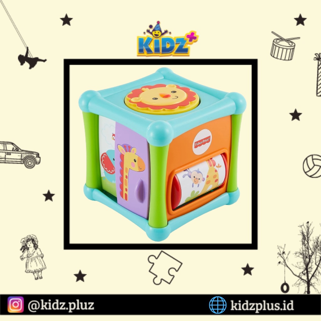 Sewa Fisher price animal activity cube