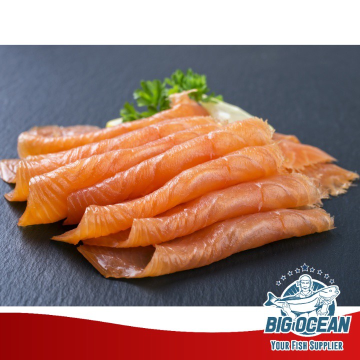 

Ikan Salmon |Smoked Salmon (Norwegian Cold Smoked) @150gr IMPORT