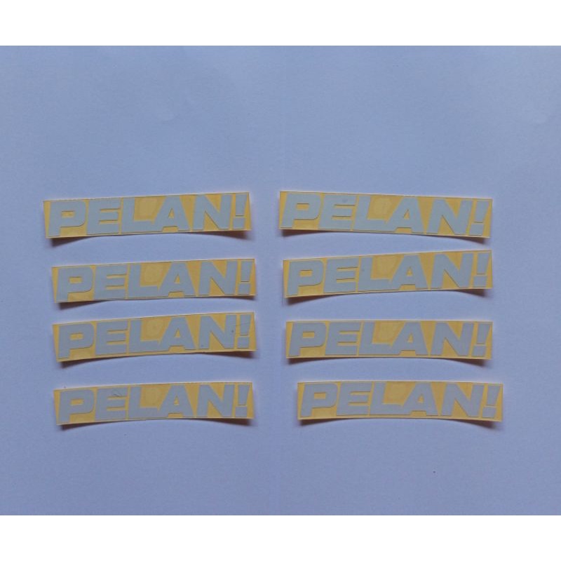Sticker Stiker Motor Cutting Reflective PELAN