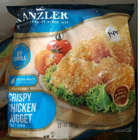 

Promo !! kanzler crispy chicken nugget 500gr