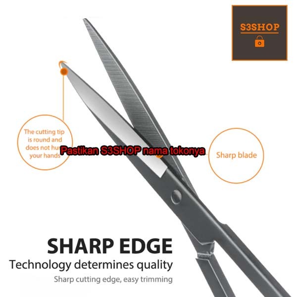 Gunting Ombak Aquascape Wave Scissor Aquarium Stainless High Quality