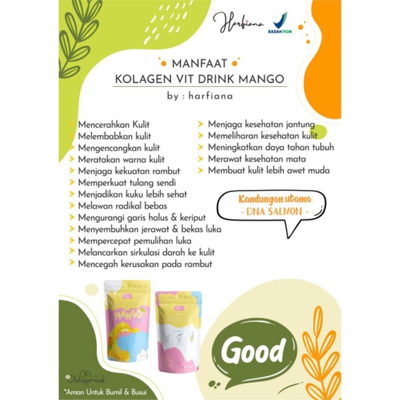 

Minuman Colagen Mango Vit.Drink by Harfiana