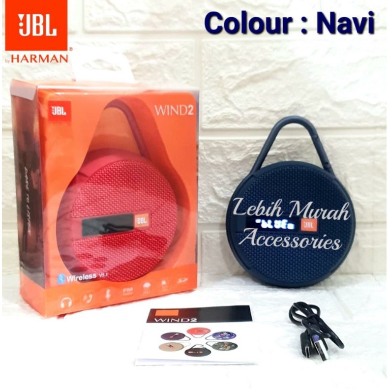 New Speaker Bluetooh JBL Wind 2 GOWES Speaker Aktip JBL Wind2 Speaker Bluetooh MINI