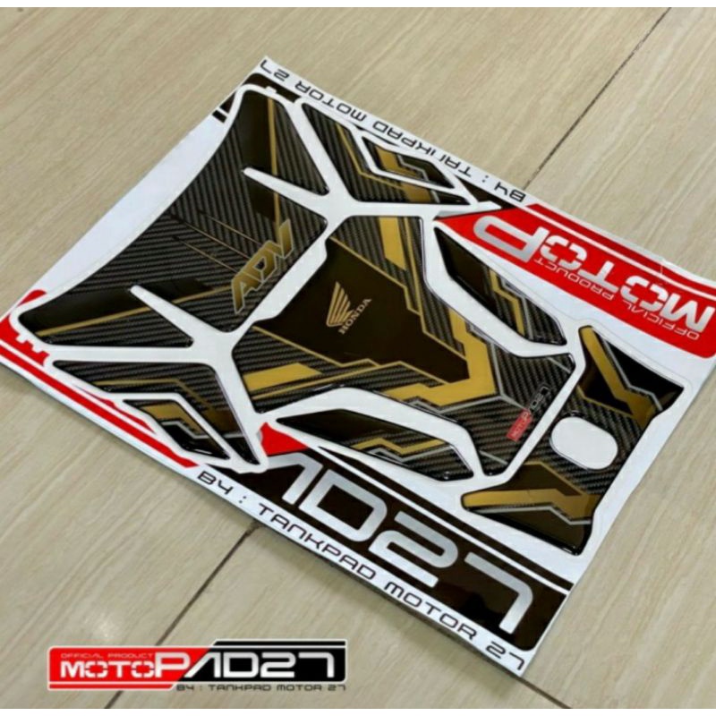 Stiker Tankpad deckpad ADV 160 bahan resin Oroginal