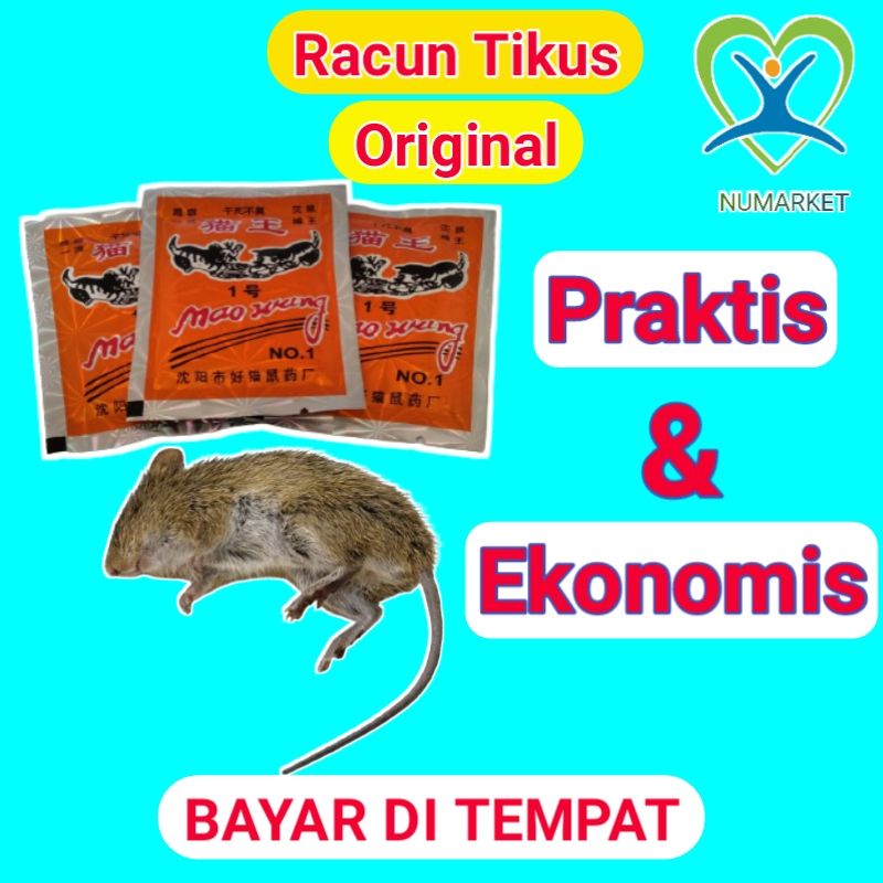 RACUN TIKUS AMPUH MATI DI TEMPAT ORIGINAL ASLI (MAOWANG)