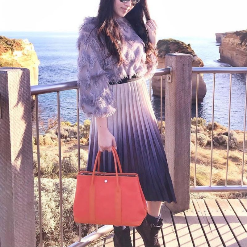 ROK PLISKET BLUDRU 7/8 WARNA GRADASI IMPORT FIT XL