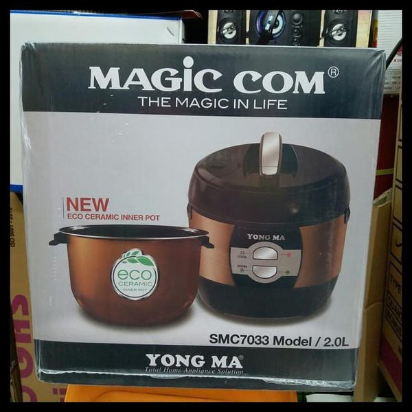 Magic Com / Rice Cooker Yong Ma SMC-7033  Wing 2 Liter