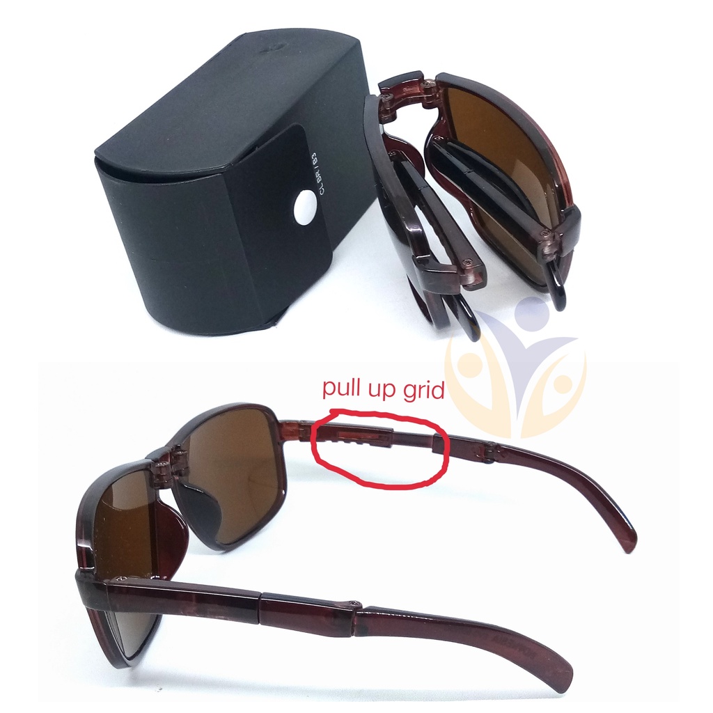 Kacamata Hitam Lipat UV Protection