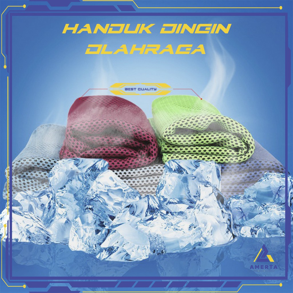 Handuk Dingin Sport Cooling Towel Blue