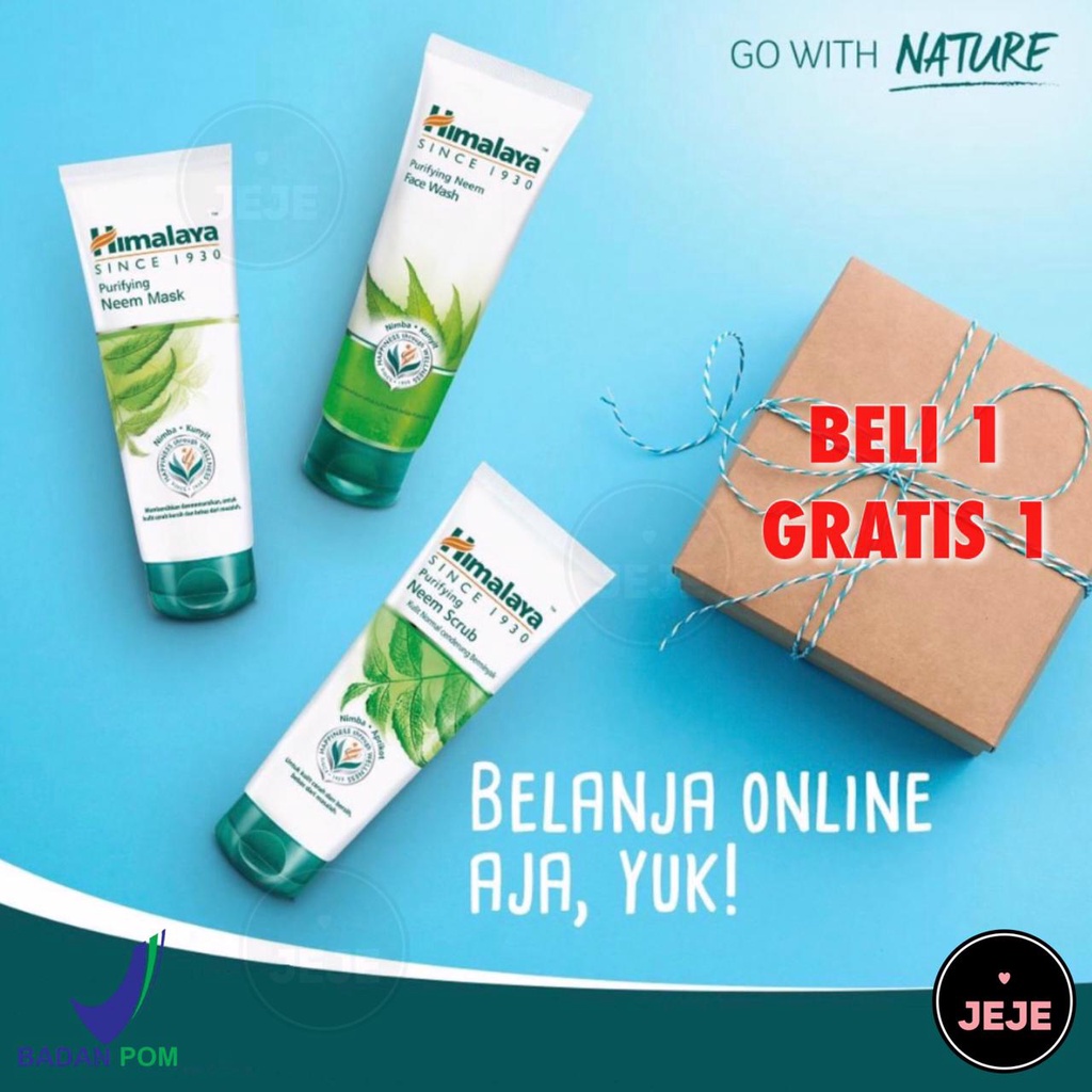 BELI 1 GRATIS 1 HIMALAYA Neem Mask / Mask / Scrub 100ml + 50ml