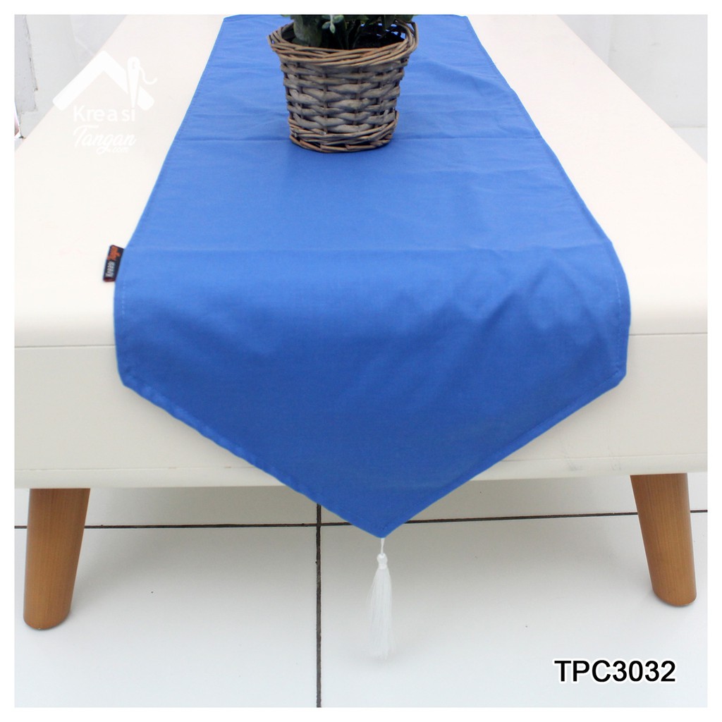 Taplak Meja Polos Table Runner POLOS Ukuran 105x30 &amp; 150x35 (TPC3032)