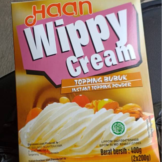 Whiping cream 400 gr( isi 2.@200)