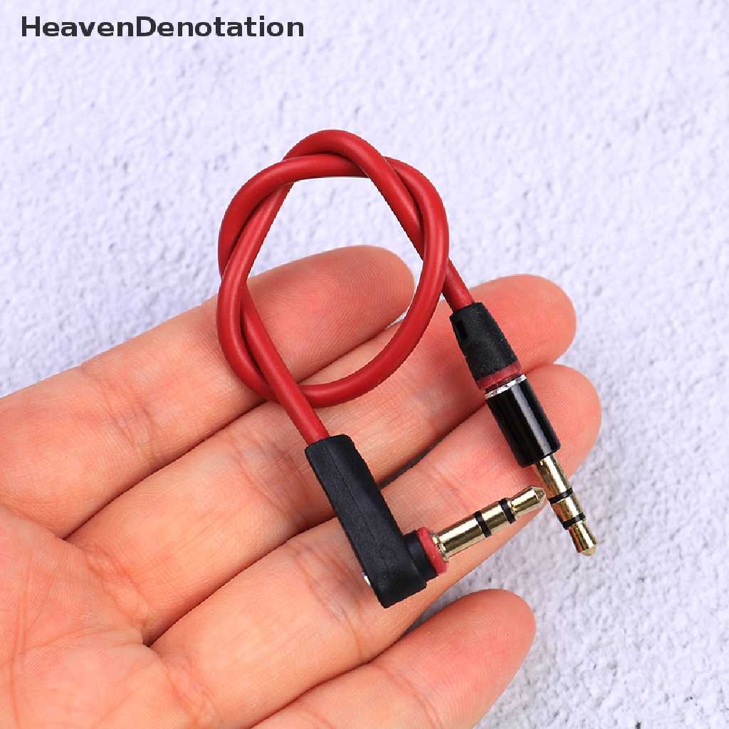 (Heavendenotation) Kabel Jack Audio 3.5mm Male Ke Male Stereo Panjang 20cm