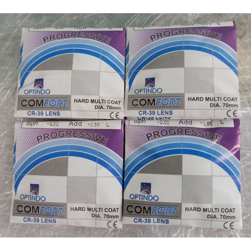 Lensa progressive CRMC multi fokus/lensa jauh dekat tanpa batas/atas s/d(-)(+)200 bawah s/d ADD +300