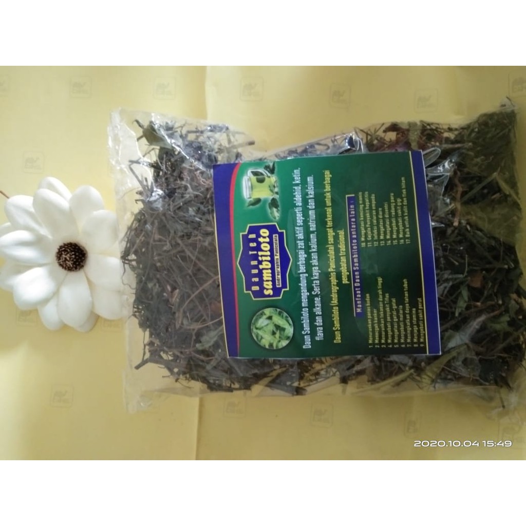 

Teh Daun Sambiloto Kering Seduh 50 g