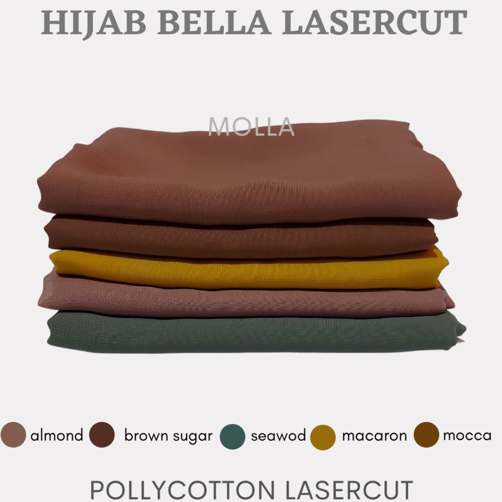 HIJAB SEGI EMPAT LASERCUT /JILBAB BELLA LASERCUT / BELLA LASER CUT /JILBAB LASERCUT /HIJAB LASERCUT