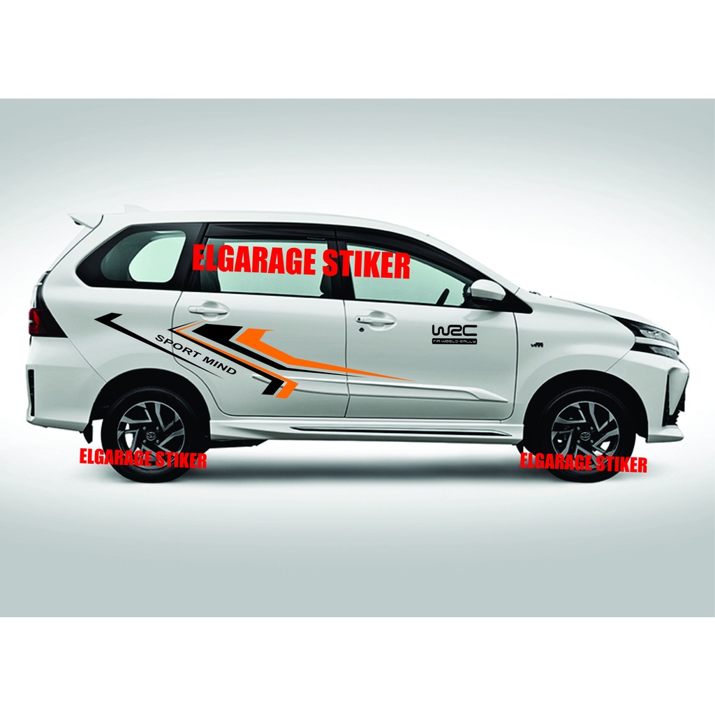 Stiker mobil avanza cuting stiker striping body mobil avanza xenia calya sigra ertiga
