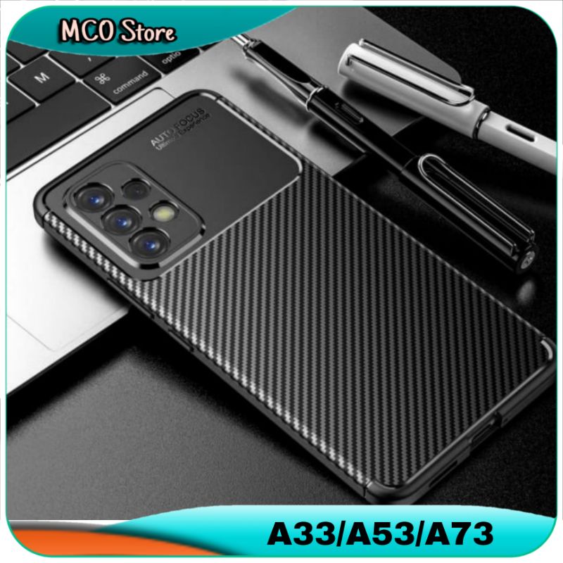 Casing Samsung A33 5G A53 5G A73 5G New Original Carbon Slim Fit Case Cover