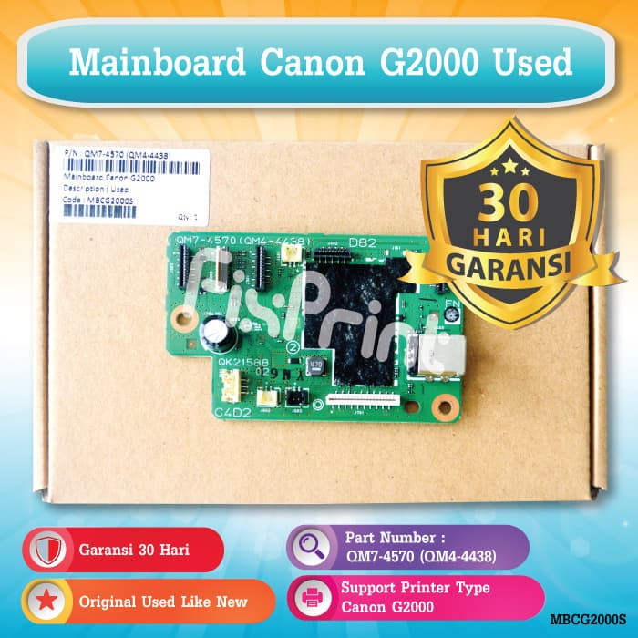 Mainboard Printer Canon G2000 Board G2000 Motherboard Canon G2000 FSB1556
