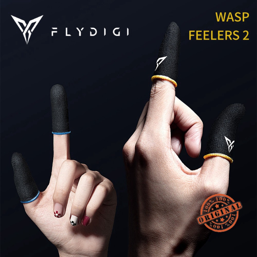 Flydigi Wasp Feelers 2 Finger Sleeve Sweat-Proof Finger Cover mobile phone tablet PUBG Game Touch Screen Thumb