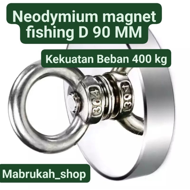 Magnet fishing D 90 mm neodymium super kuat