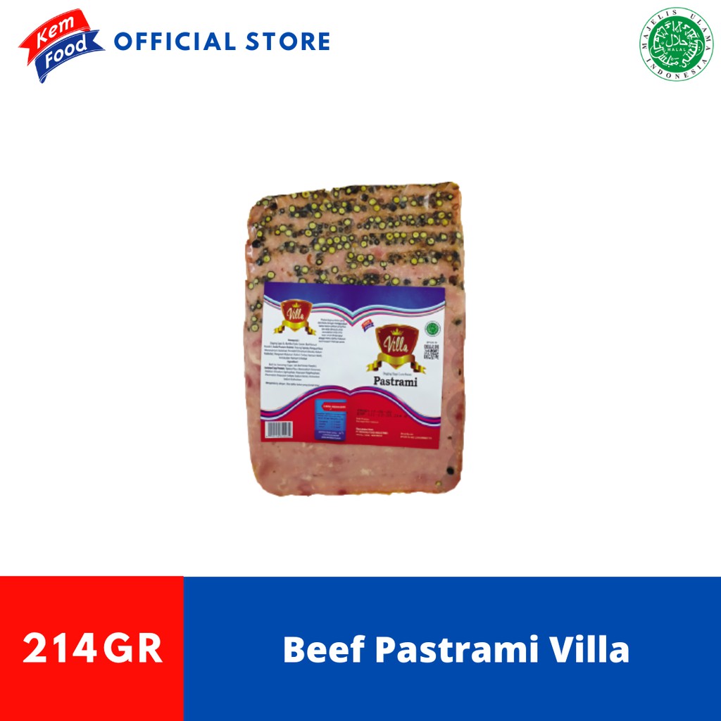 

Beef Pastrami Villa 214gr