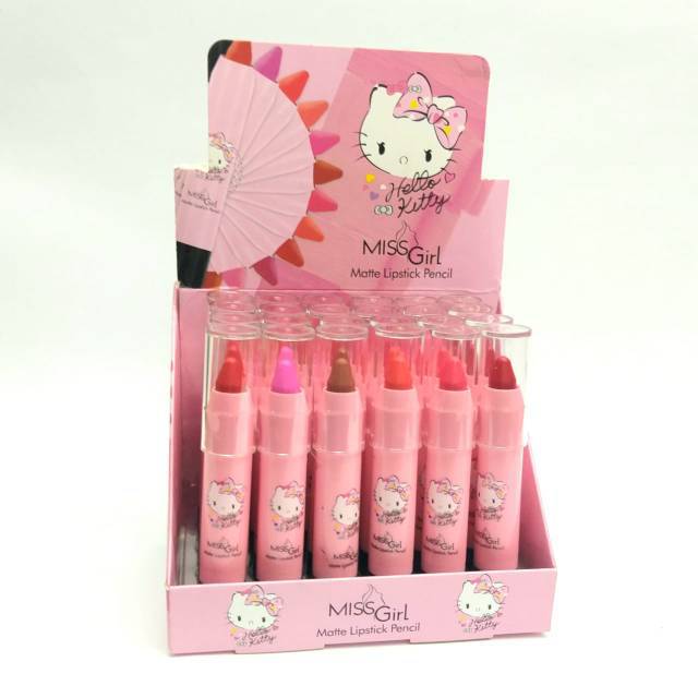 MISS GIRLmatte lipstick pensil /harga 12pc