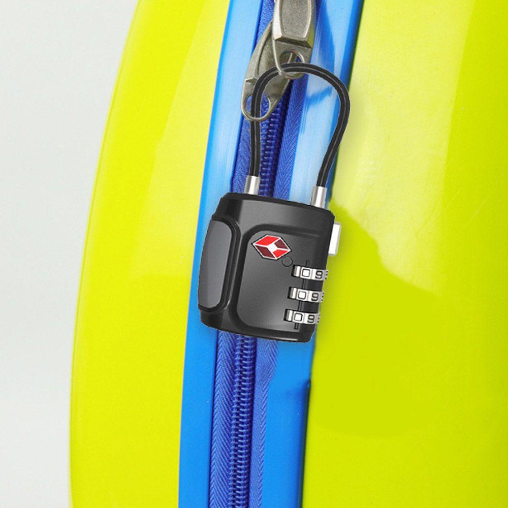 Suyo TSA Customs Lock Padlock Gembok Anti Maling Kunci Koper 3kunci Kombinasi Digit Dial