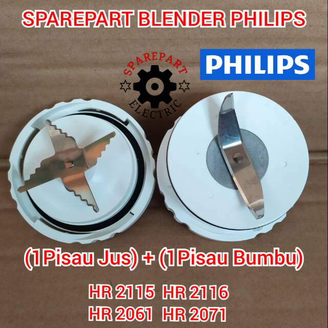 PISAU MOUNTING BUMBU + JUS SAMA SEAL  BLENDER PHILIPS HR 2115 2116 2071 2061