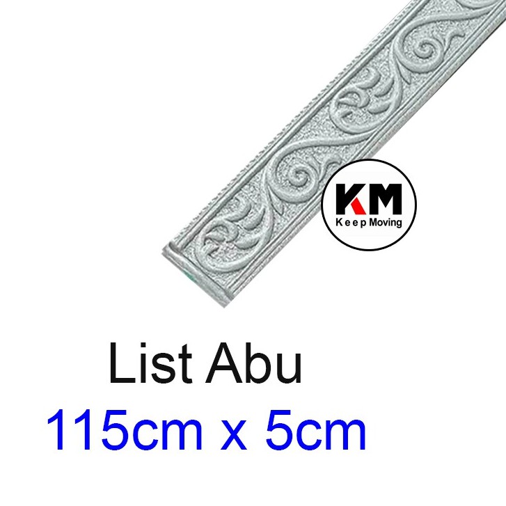 KM Wall Border List Wallpaper Wallborder Foam 3D-ABU ABU 115cm x 5cm