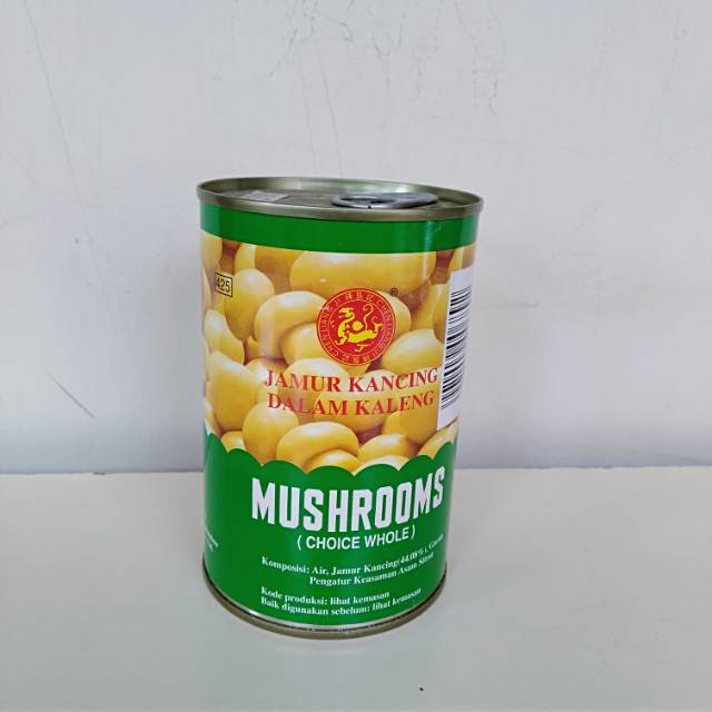 

Jamur Kancing Kaleng / Mushroom Choice Whole cap Chen Liang Ji 425gram