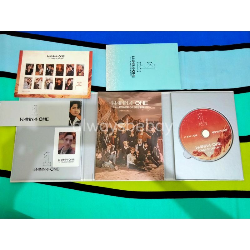 WANNA ONE POWER OF DESTINY POD ADVENTURE FULL SET GUANLIN ONG SEONGWU