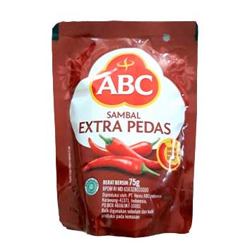 

SAMBAL ASLI ABC 75 GRAM POUCH