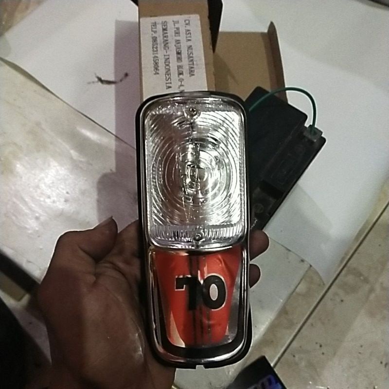 Panel Dasi dada honda c70 Set lampu senja panel dasi c70