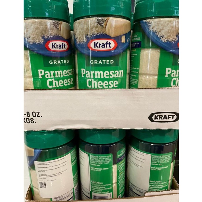 

KRAFT GRATED PERMESAN CHEESE KEJU BUBUK PARMESAN 85grams