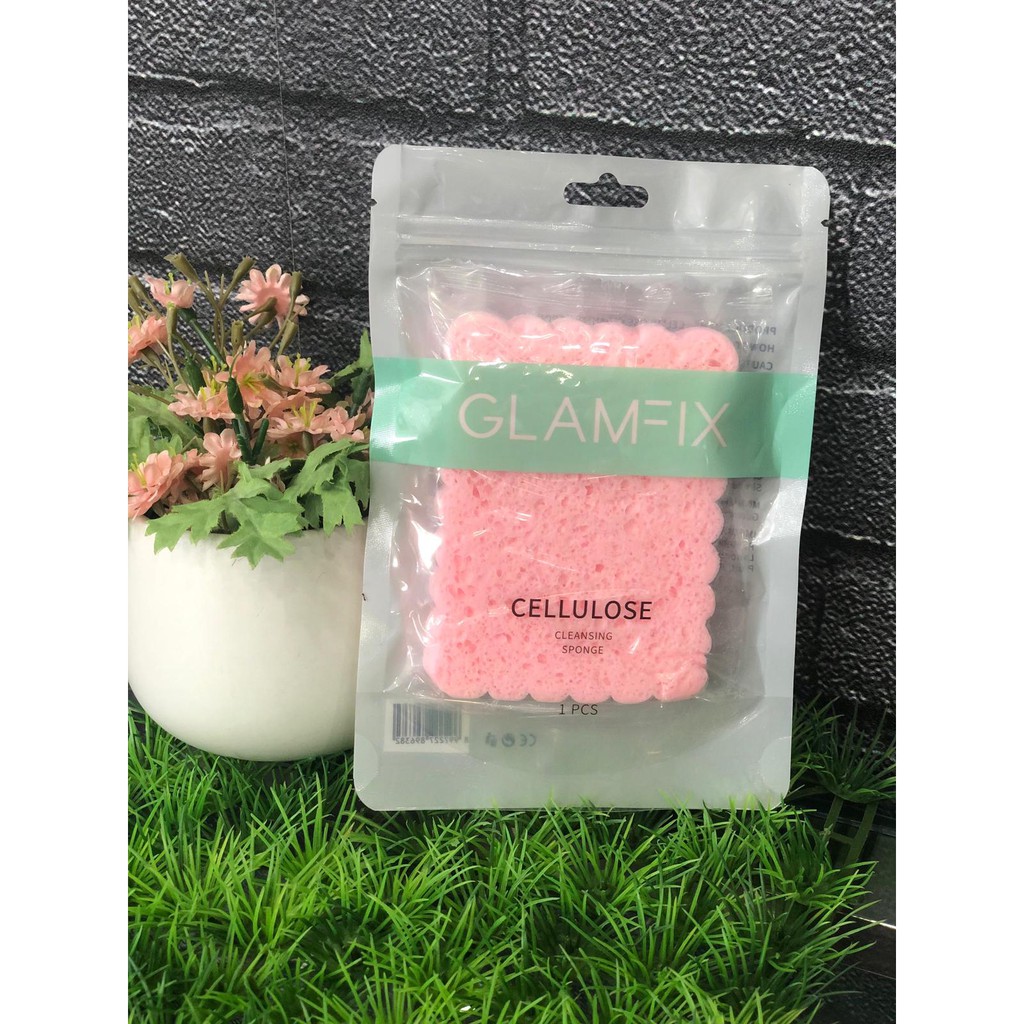 GLAMFIX CELLULOSE CLEANSING SPONGE 1PCS  RANDOM COLOR