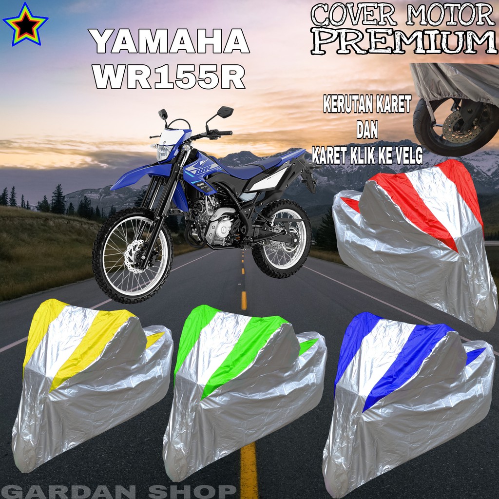 Sarung Motor YAMAHA WR155R Silver KOMBINASI Body Cover Yamaha PREMIUM