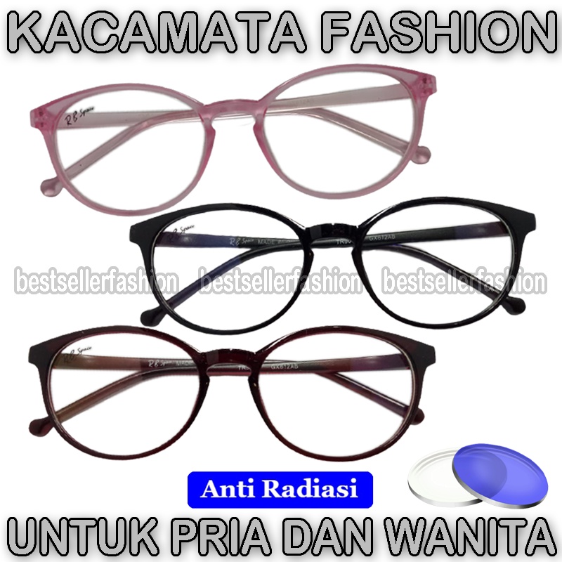 Kacamata Blueray Pria Wanita Kaca mata Anti Radiasi Sinar Hp Komputer Lensa Blue Light Blocking Eye Protection Unisex