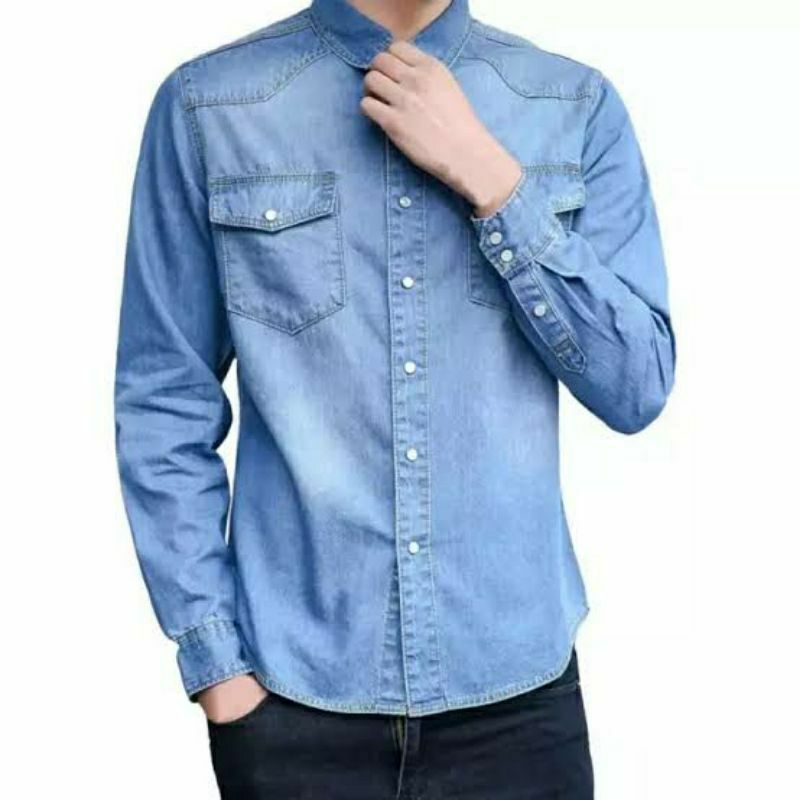 Bahan Kain Jeans Halus Meteran