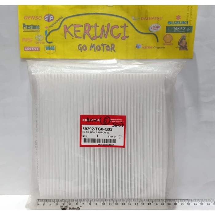 FILTER CABIN AC KARBON ASLI HONDA 80292-TG0-Q02 HONDA FREED HONDA BRIO