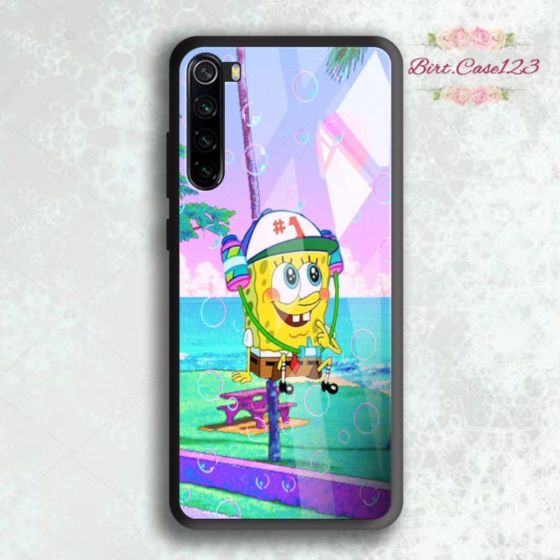 back case glass SPONGEBOB Vivo Y91 Y17 Y12 Y15 Y93 Y95 Y81 Y83 Y71 Y53 Y20 Y30 Y50 V17 Y11 BC5295