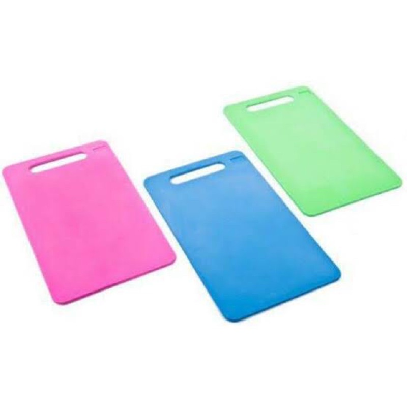 TALENAN PLASTIK / CUTTING BOARD WARNA WARNI TEBAL