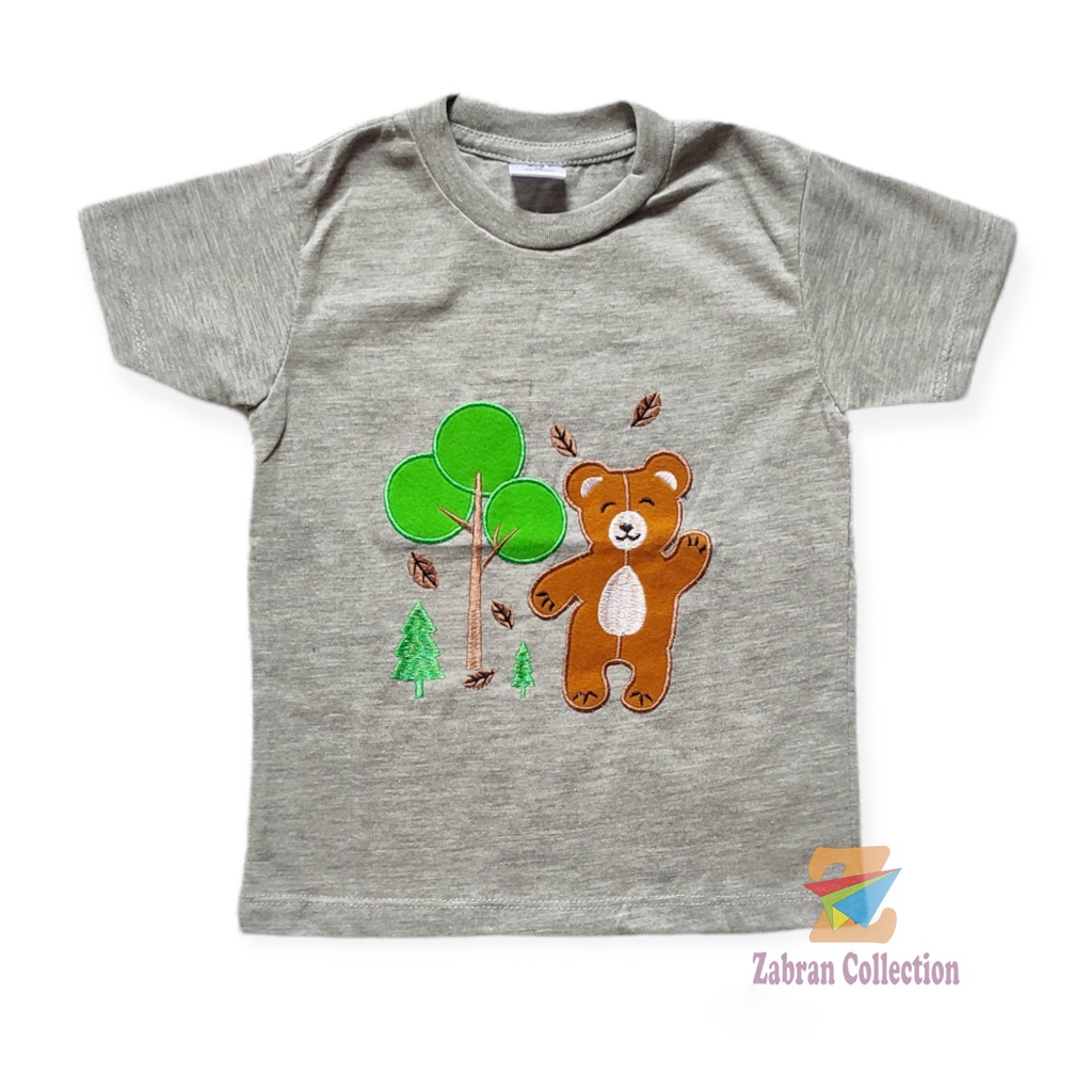 Zabran -  Pilih Warna Kaos Anak Cowok Bordir 1 Sampai 5 Tahun