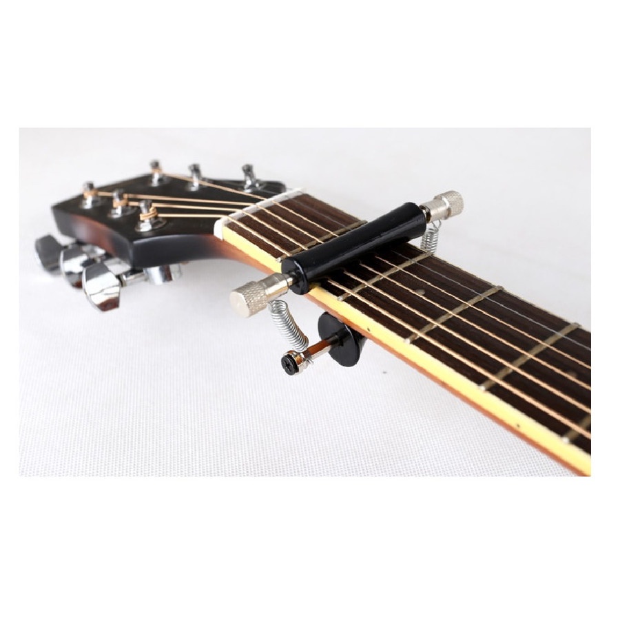 Rolling Capo / Sliding Glider Capo Gitar / Penjepit Geser Besi