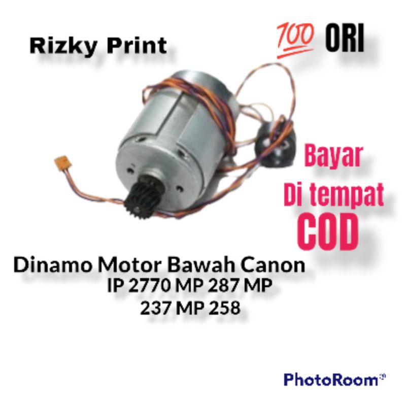 Dinamo Motor bawah DC 12V - 24V Bekas Printer Canon IP 2770 MP 287 MP 237 MP 258 Original Murah